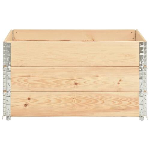 Højbed 3 stk. 50x100 cm massivt fyrretræ