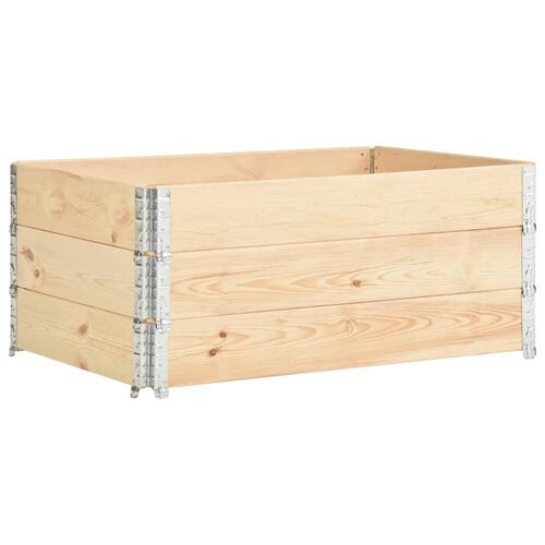 Højbed 3 stk. 100x150 cm massivt fyrretræ