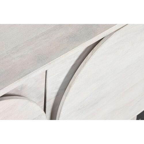 Hylder Hvid Mangotræ 116 x 40 x 160 cm (1)