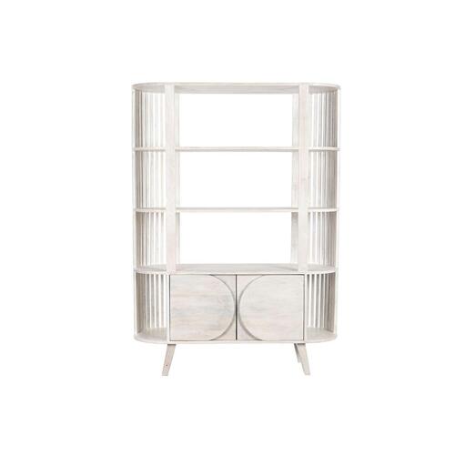 Hylder Hvid Mangotræ 116 x 40 x 160 cm (1)