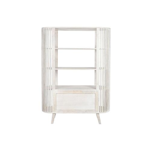 Hylder Hvid Mangotræ 116 x 40 x 160 cm (1)
