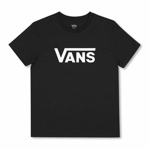 Kortærmet T-shirt til Kvinder Vans Drop V SS Crew-B Sort M