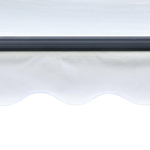 Markise m. LED-lys 300x250 cm manuel betjening cremefarvet