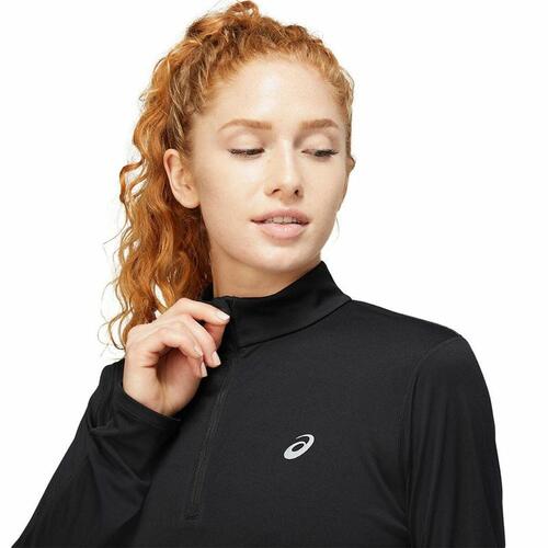 Langærmet T-shirt til Kvinder Asics Sort L