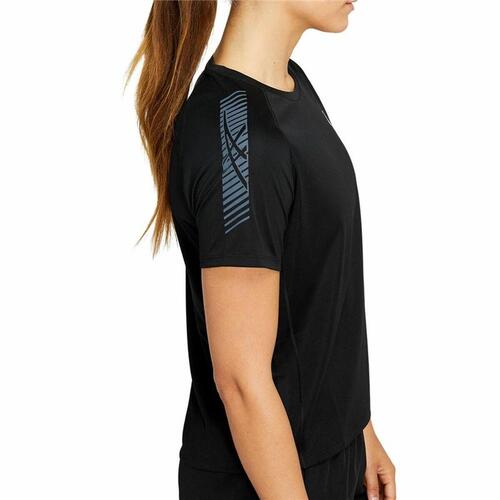 Kortærmet T-shirt til Kvinder Asics Icon SS Sort XS