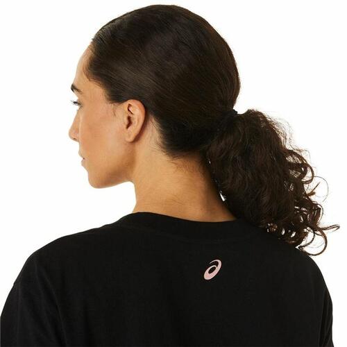 Kortærmet T-shirt til Kvinder Asics Tiger Sort L