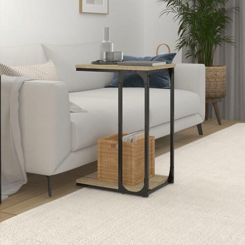 Sidebord 40x30x60 cm konstrueret træ sonoma-eg