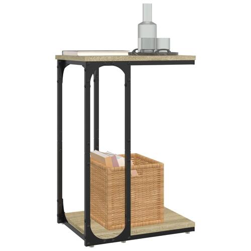 Sidebord 40x30x60 cm konstrueret træ sonoma-eg
