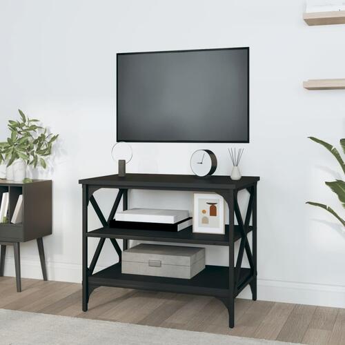 Tv-bord 60x40x50 cm konstrueret træ sort