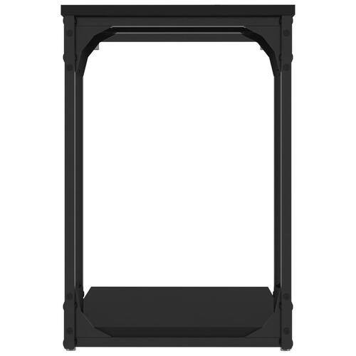 Sidebord 50x35x52 cm konstrueret træ sort