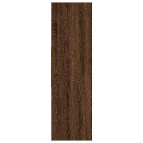 Bogreol 97,5x29,5x100 cm konstrueret træ brunegetræ