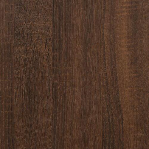 Bogreol 97,5x29,5x100 cm konstrueret træ brunegetræ