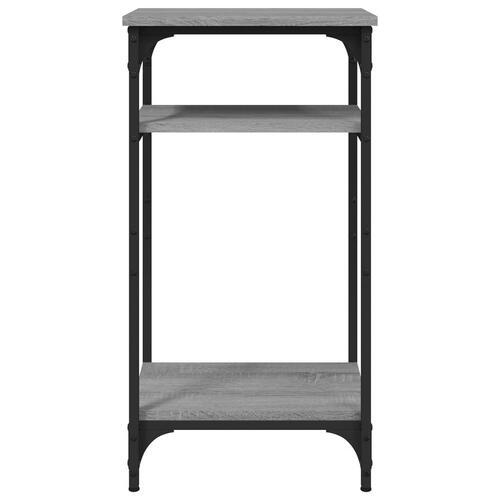 Sidebord 40x30x75 cm konstrueret træ grå sonoma-eg