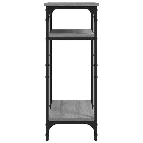 Sidebord 40x30x75 cm konstrueret træ grå sonoma-eg