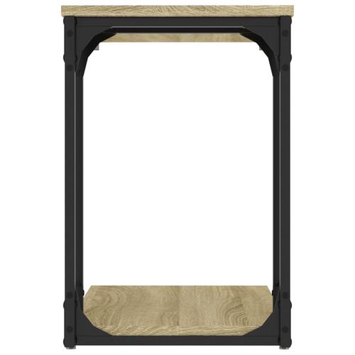Sidebord 50x35x52 cm konstrueret træ sonoma-eg