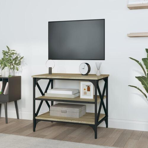 Tv-bord 60x40x50 cm konstrueret træ sonoma-eg