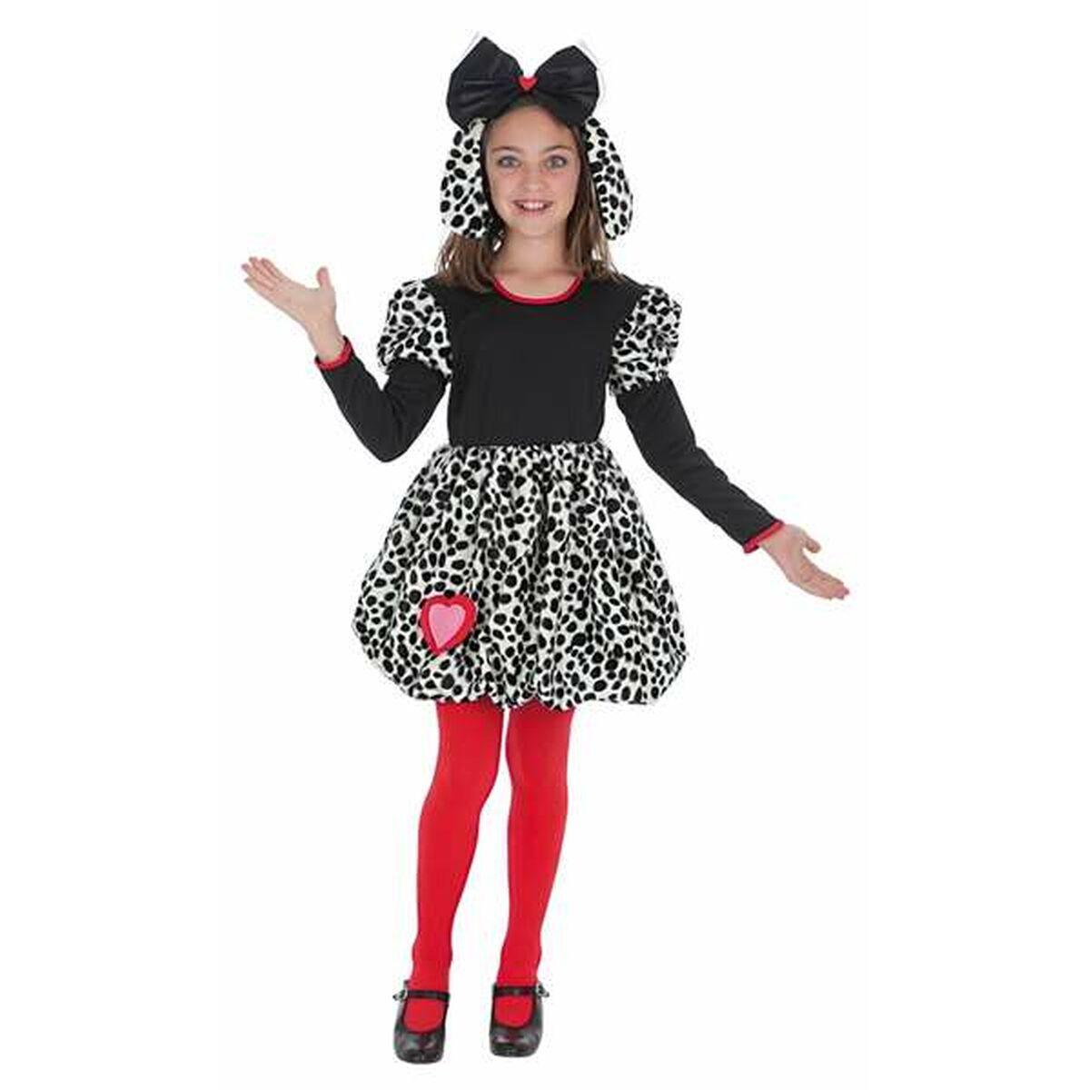 Kostume til børn Hjerte Dalmatiner 5-7 år