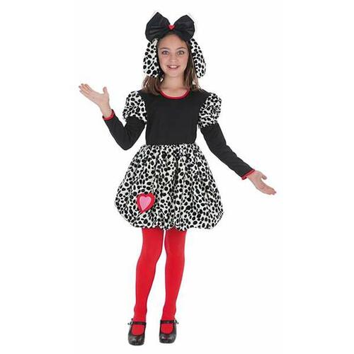 Kostume til børn Hjerte Dalmatiner 5-7 år