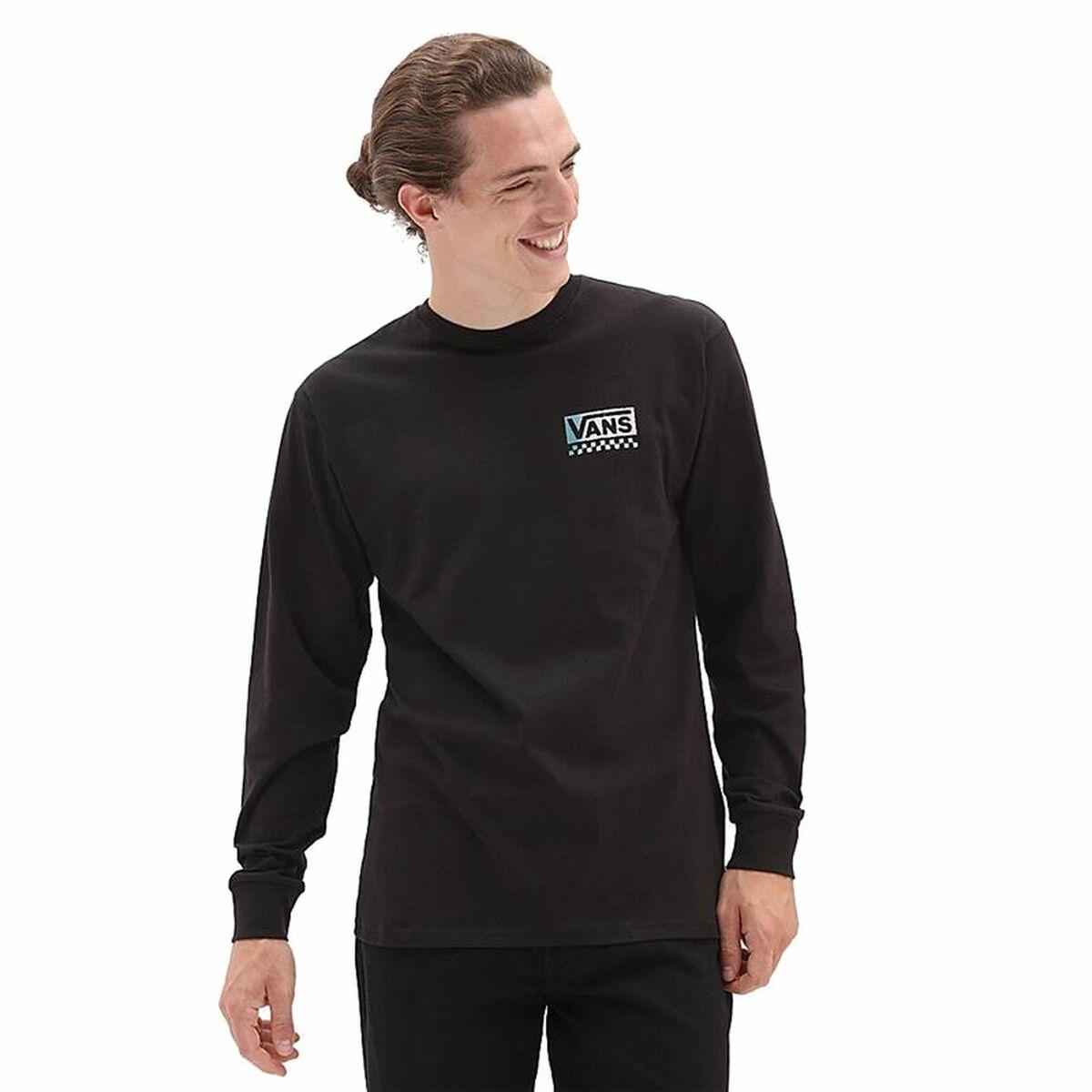 Langærmet T-shirt til Mænd Vans Global Stack M