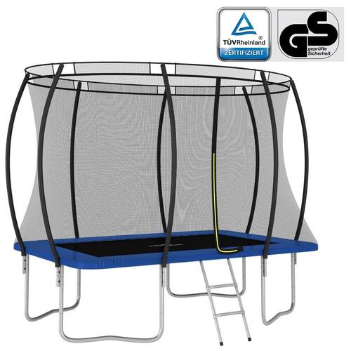 Trampolinsæt 274x183x76 cm 150 kg rektangulær
