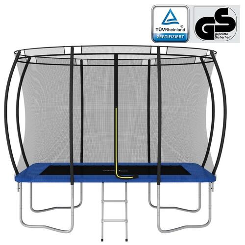 Trampolinsæt 274x183x76 cm 150 kg rektangulær