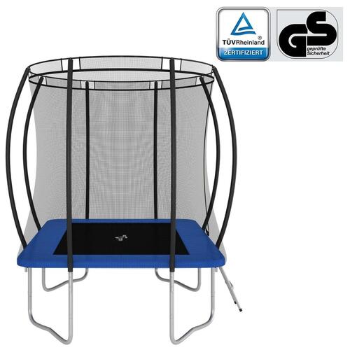 Trampolinsæt 274x183x76 cm 150 kg rektangulær