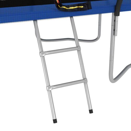 Trampolinsæt 274x183x76 cm 150 kg rektangulær