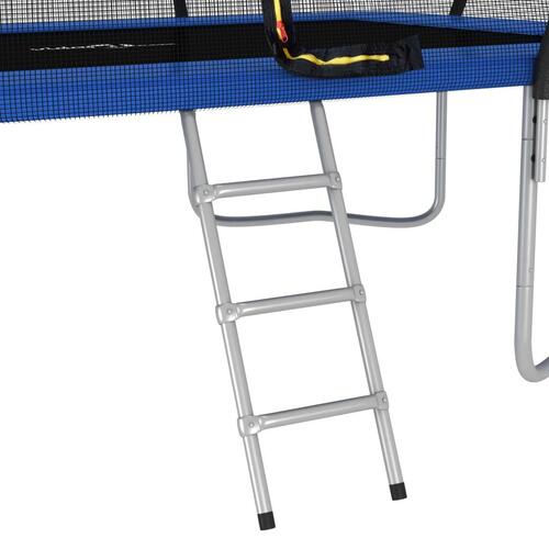 Trampolinsæt 335x244x90 cm 150 kg rektangulær
