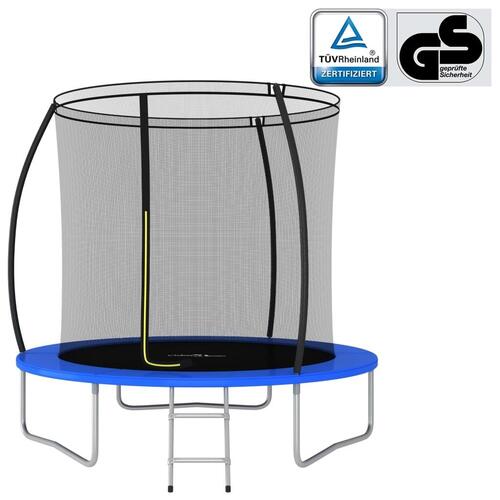 Trampolinsæt 244x55 cm 100 kg rund