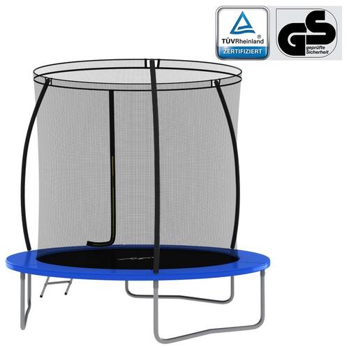 Trampolinsæt 244x55 cm 100 kg rund