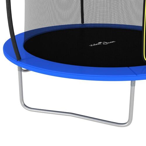 Trampolinsæt 244x55 cm 100 kg rund
