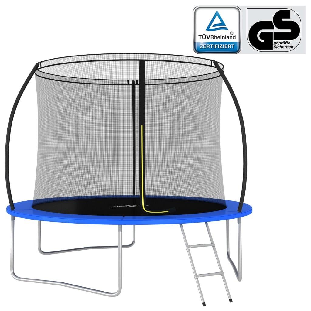 Trampolinsæt 305x76 cm 150 kg rund
