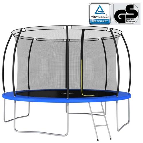 Trampolinsæt 366x80 cm 150 kg rund