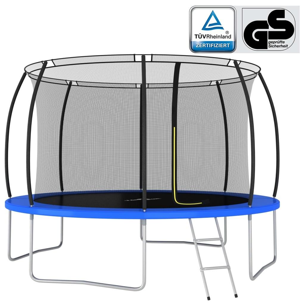 Trampolinsæt 366x80 cm 150 kg rund