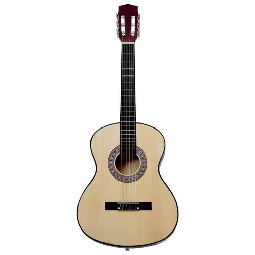 Klassisk guitarsæt til begyndere 12 dele 4/4 39"
