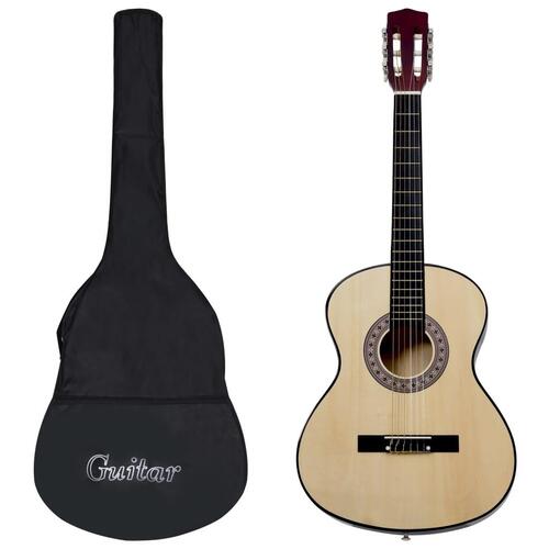 Klassisk guitarsæt til begyndere 12 dele 4/4 39"