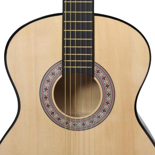 Klassisk guitarsæt til børn og begyndere 8 dele 3/4 36"