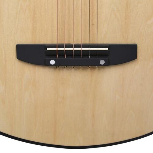 Western akustisk guitar med 6 strenge 38" lindetræ