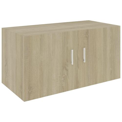 Vægskab 80x39x40 cm konstrueret træ sonoma-eg