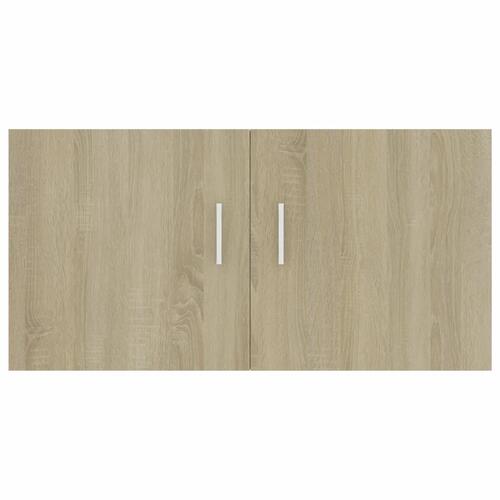 Vægskab 80x39x40 cm konstrueret træ sonoma-eg