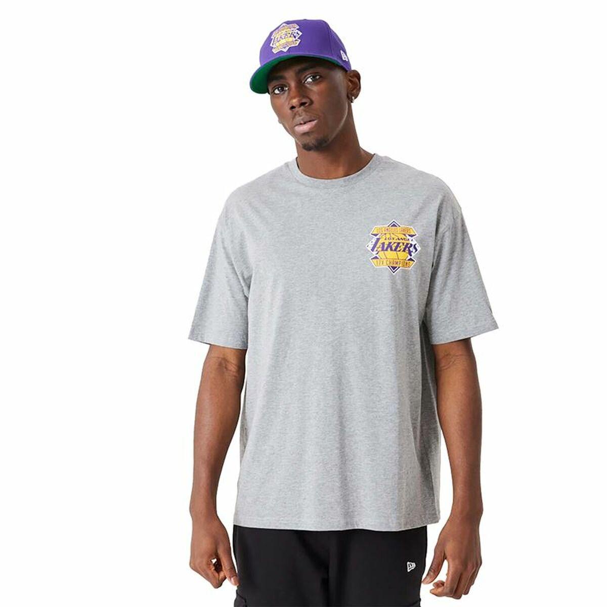 Kortærmet T-shirt til Mænd New Era Championship LA Lakers XL