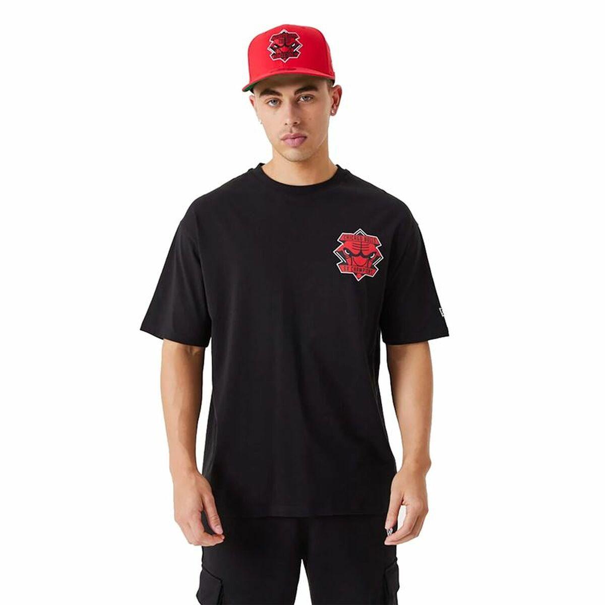 Kortærmet T-shirt til Mænd New Era Championship Chicago Bulls S