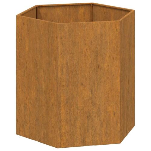 Plantekasse 40x40x45 cm cortenstål rustfarvet