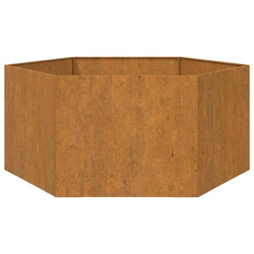 Plantekasse 90x90x45 cm cortenstål rustfarvet