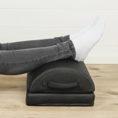HI trykaflastende fodstøtte 42x30x15 cm sort