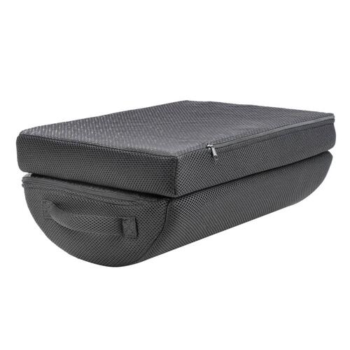 HI trykaflastende fodstøtte 42x30x15 cm sort