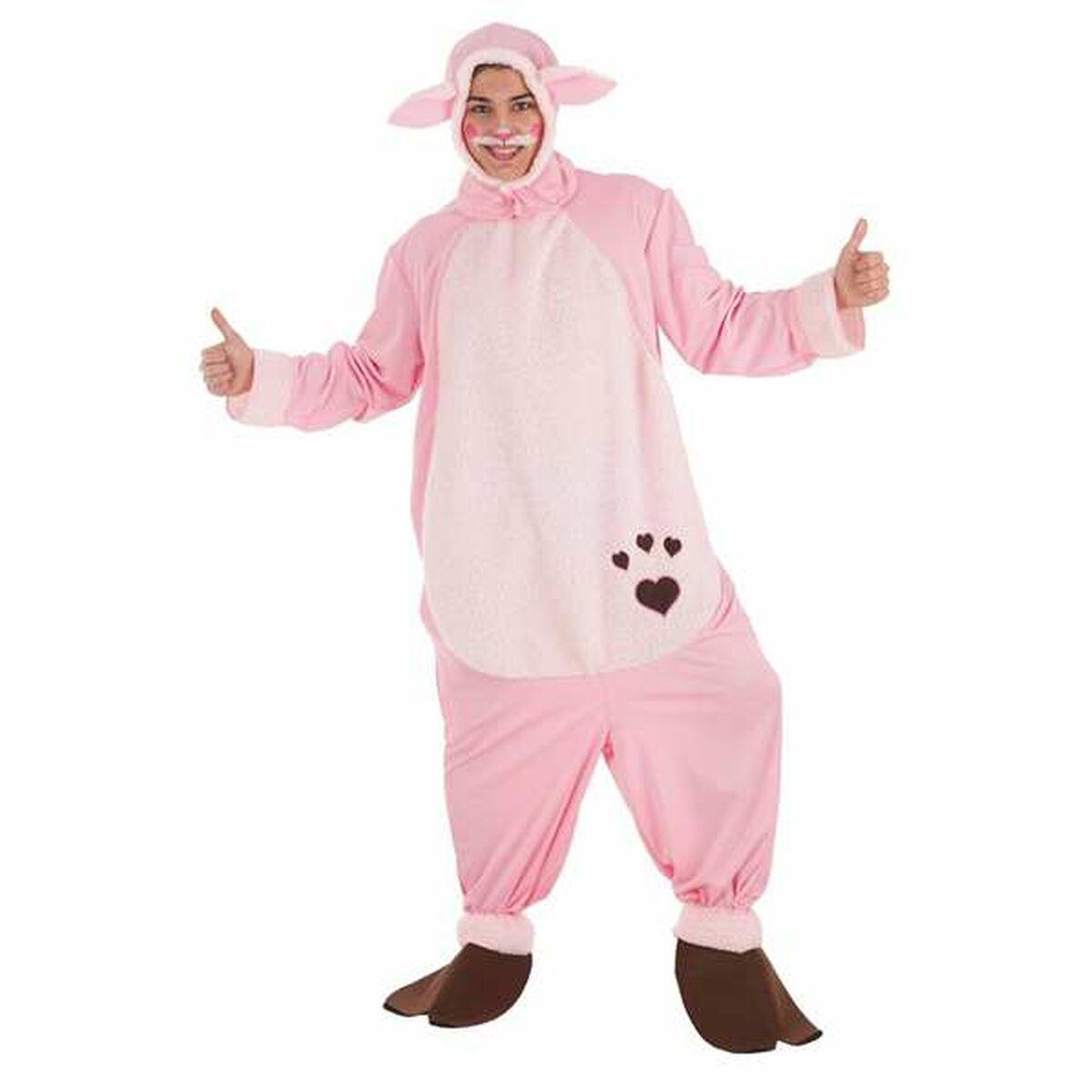 Kostume til voksne Gris Pink (3 Dele)