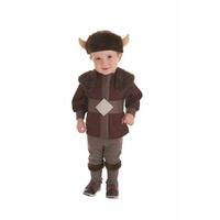Kostume til babyer Viking mand 12 måneder (4 Dele)