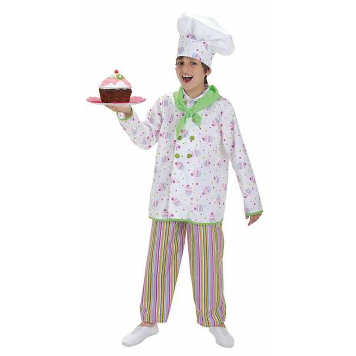 Kostume til børn Pastry Chef (4 Dele) 3-5 år