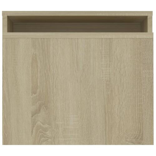 Sofabordssæt 100x48x40 cm konstrueret træ sonoma-eg